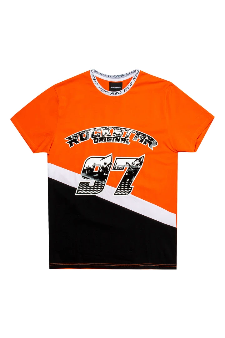 MENS TEES Tops KODY GRAPHIC T-SHIRT-ORANGE 1 MENS TEES Tops KODY GRAPHIC T-SHIRT-ORANGE