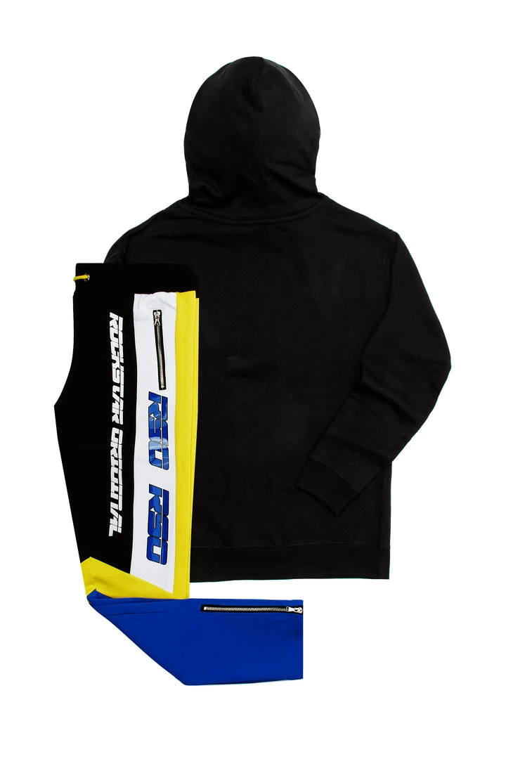 MENS TRACK SETS KODY HOODIE TRACK SET-BLUE 4 MENS TRACK SETS KODY HOODIE TRACK SET-BLUE