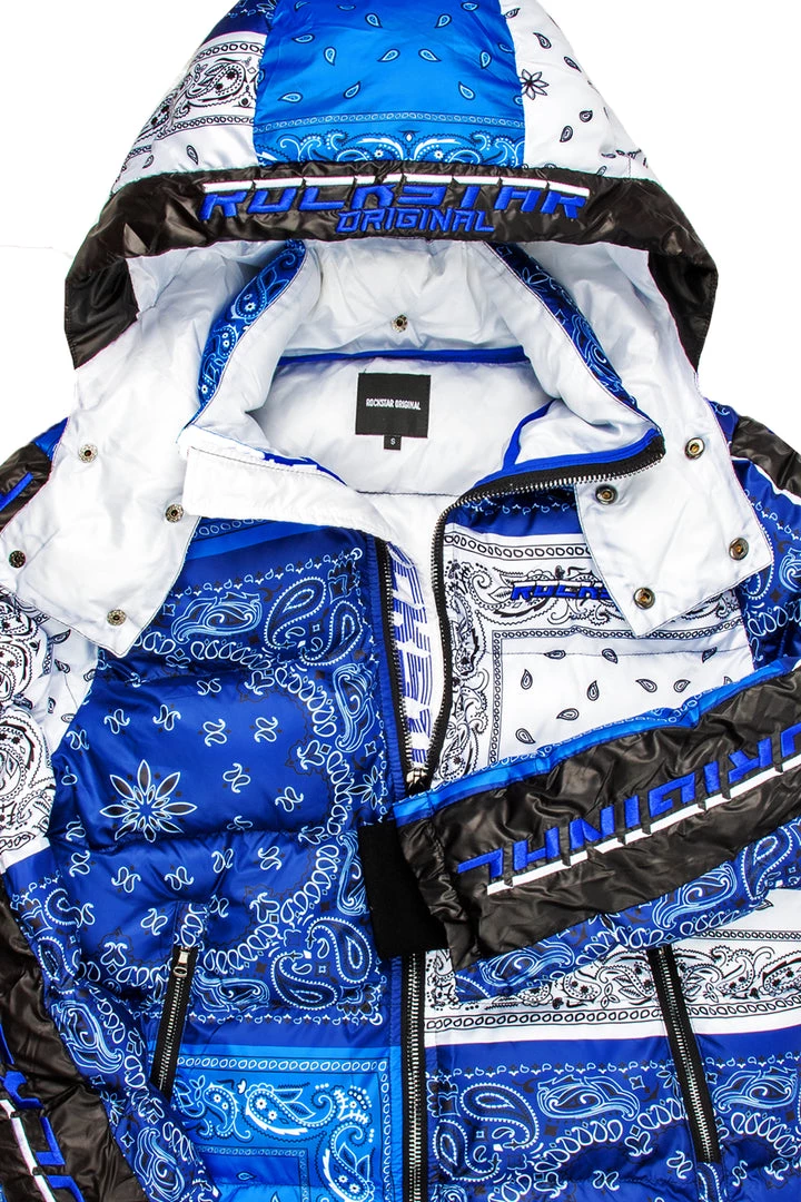 MENS OUTERWEAR KYRO PUFFER JACKET- BLUE 3 MENS OUTERWEAR KYRO PUFFER JACKET- BLUE