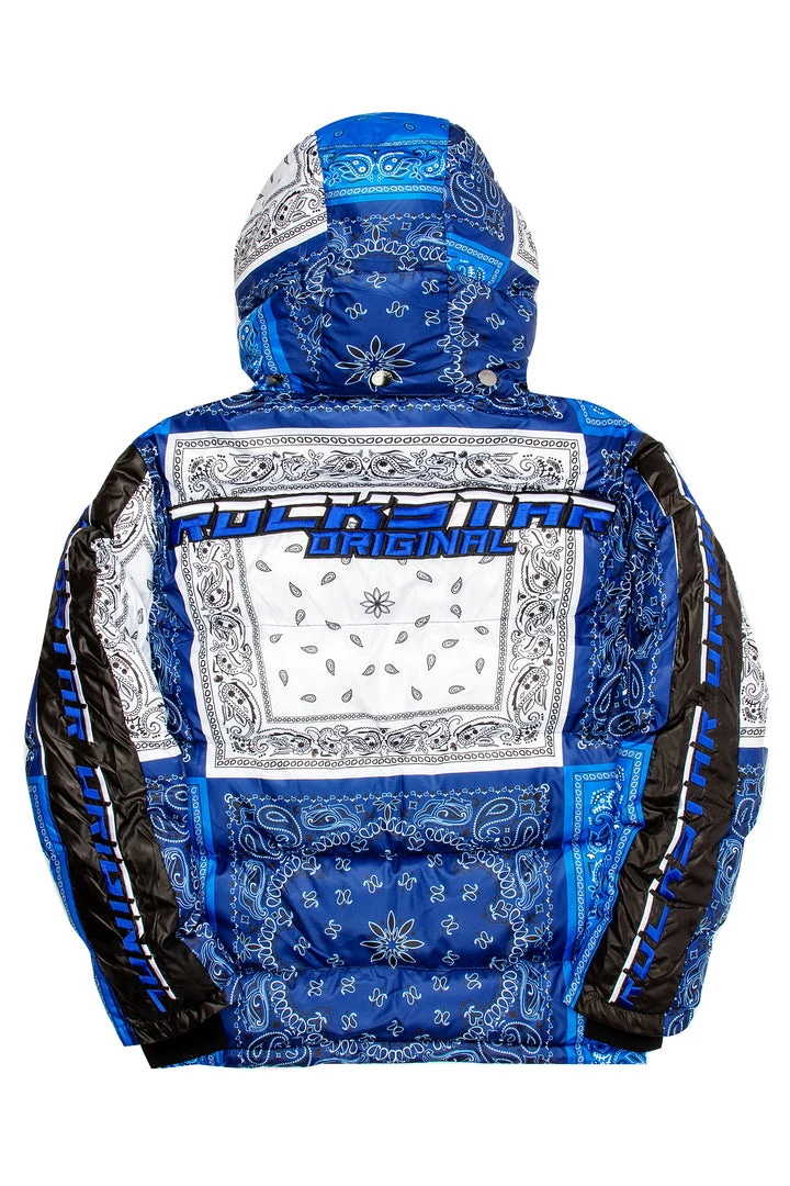 MENS OUTERWEAR KYRO PUFFER JACKET- BLUE 5 MENS OUTERWEAR KYRO PUFFER JACKET- BLUE