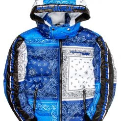MENS OUTERWEAR KYRO PUFFER JACKET- BLUE 8 MENS OUTERWEAR KYRO PUFFER JACKET- BLUE