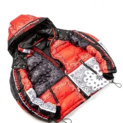 MENS OUTERWEAR KYRO PUFFER JACKET- RED