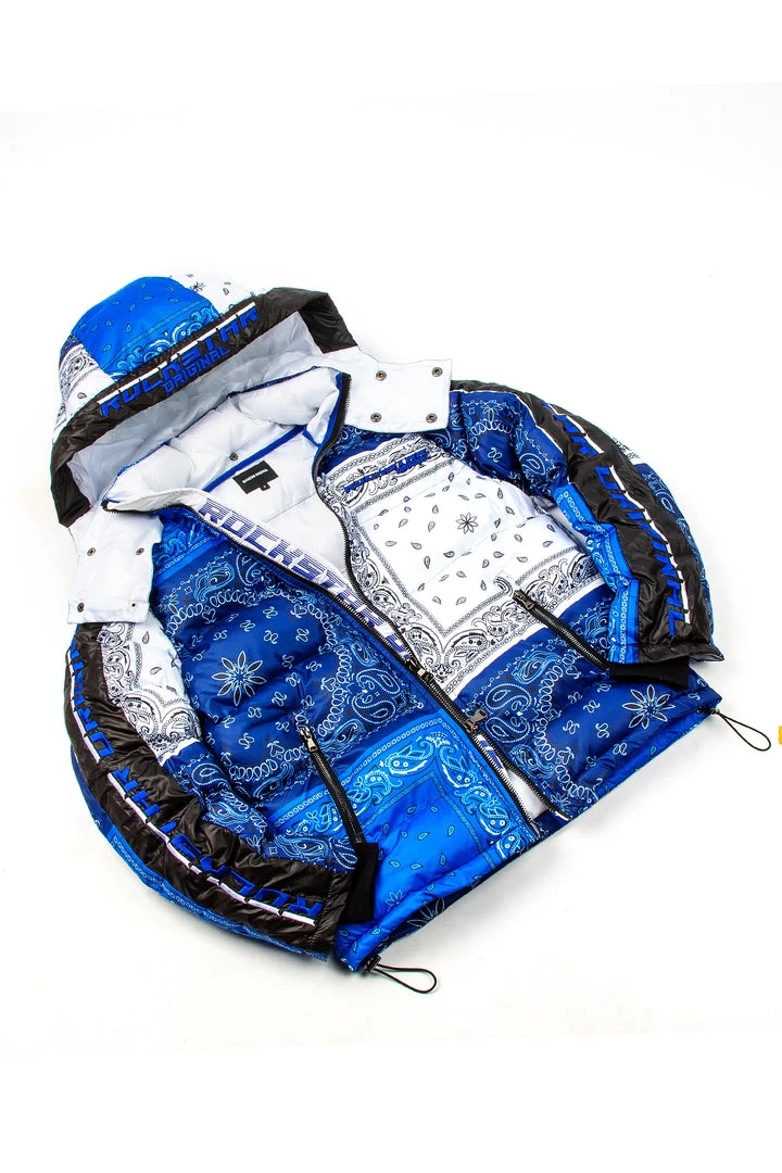 MENS OUTERWEAR KYRO PUFFER JACKET- BLUE 1 MENS OUTERWEAR KYRO PUFFER JACKET- BLUE