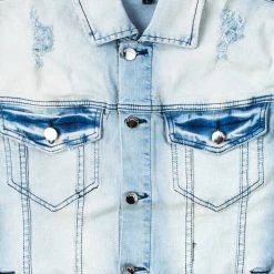 MENS DENIM JACKETS KELLAR DENIM JACKET-BLUE 5 MENS DENIM JACKETS KELLAR DENIM JACKET-BLUE