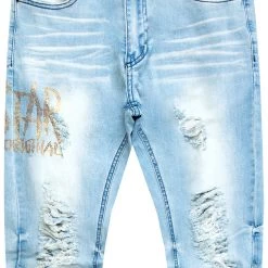 MENS JEANS KELLAR DENIM JEAN-BLUE
