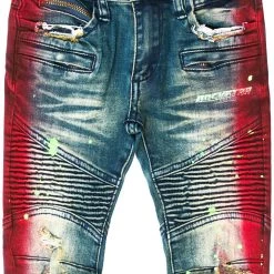 BOYS JEANS KIDS BRUM JEAN-RED New Arrivals
