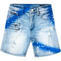 BOYS SHORTS New Arrivals KIDS BUCK DENIM SHORT-BLUE