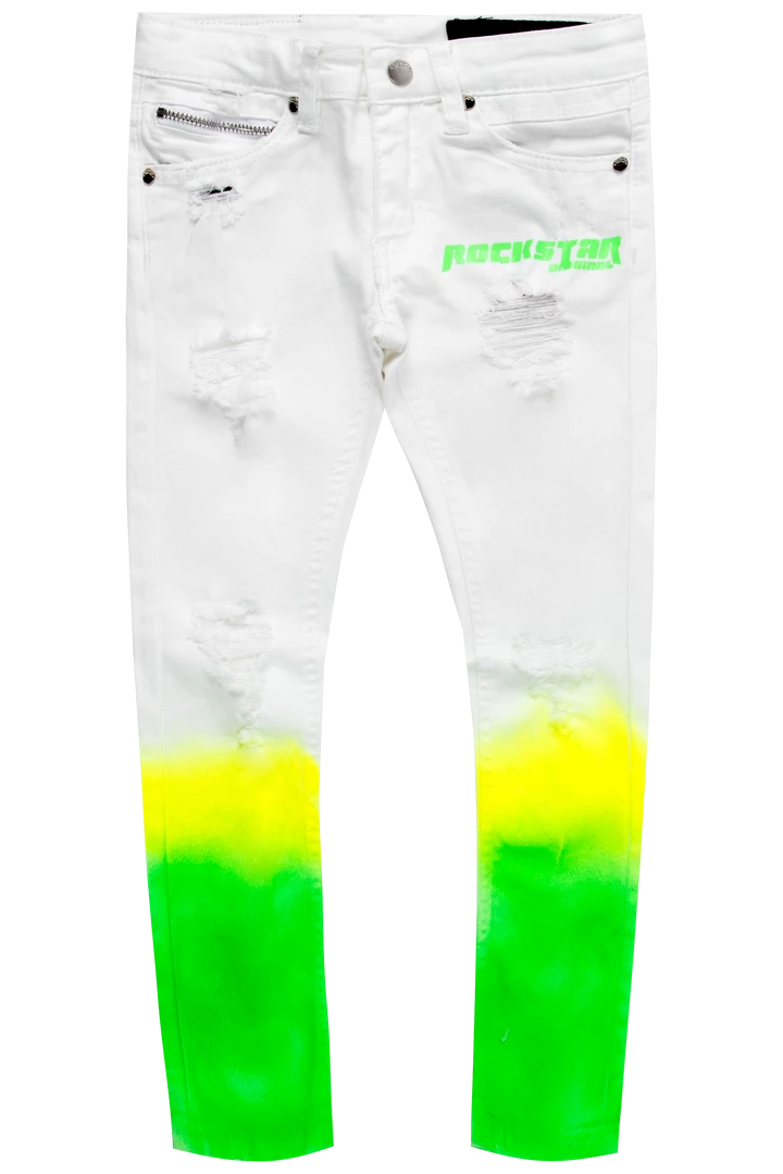 BOYS JEANS KIDS CHICO JEAN-GRN/YEL New Arrivals 1 BOYS JEANS KIDS CHICO JEAN-GRN/YEL New Arrivals