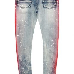MENS JEANS KINO PAINTER JEAN-RED Denim