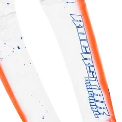 MENS JEANS Denim KINO PAINTER JEAN-WHITE/ORANGE