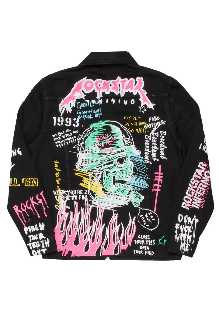 MENS DENIM JACKETS Koontz 3.0 Jacket (Black) 4 MENS DENIM JACKETS Koontz 3.0 Jacket (Black)