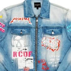 MENS DENIM JACKETS Koontz 3.0 Jacket (Blue)