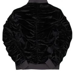 MENS JACKETS Jackets & Outerwear LAZAR VELOUR ZIPPER JACKET-BLACK