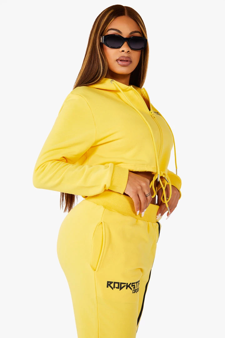 WOMENS TRACK SETS AVERY TRACKSET - YELLOW 9 WOMENS TRACK SETS AVERY TRACKSET - YELLOW