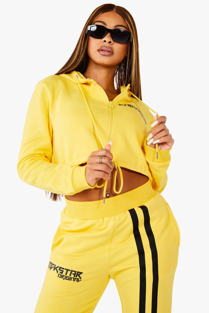 WOMENS TRACK SETS AVERY TRACKSET - YELLOW 7 WOMENS TRACK SETS AVERY TRACKSET - YELLOW