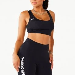 WOMENS ACTIVE SHORT SETS LENA BIKER SET - BLACK