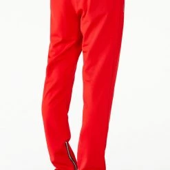 MENS TRACK SETS CHIEF T-SHIRT TRACK SET-RED/BLK