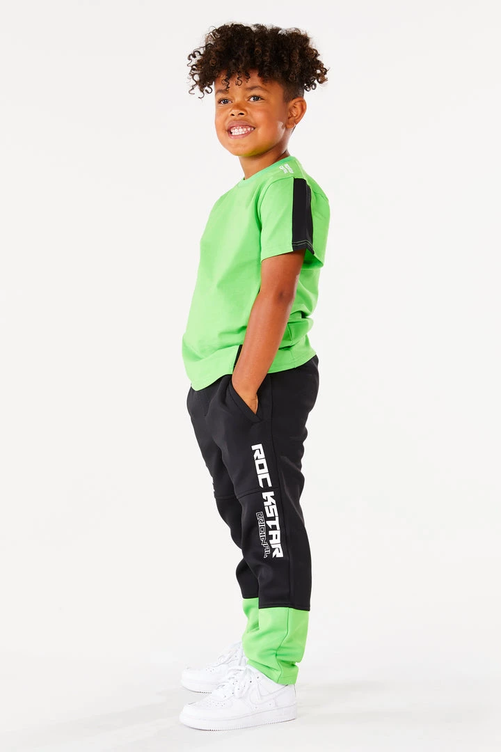 BOYS TRACK SETS KIDS WADE T-SHIRT TRACK SET- GREEN New Arrivals 2 BOYS TRACK SETS KIDS WADE T-SHIRT TRACK SET- GREEN New Arrivals