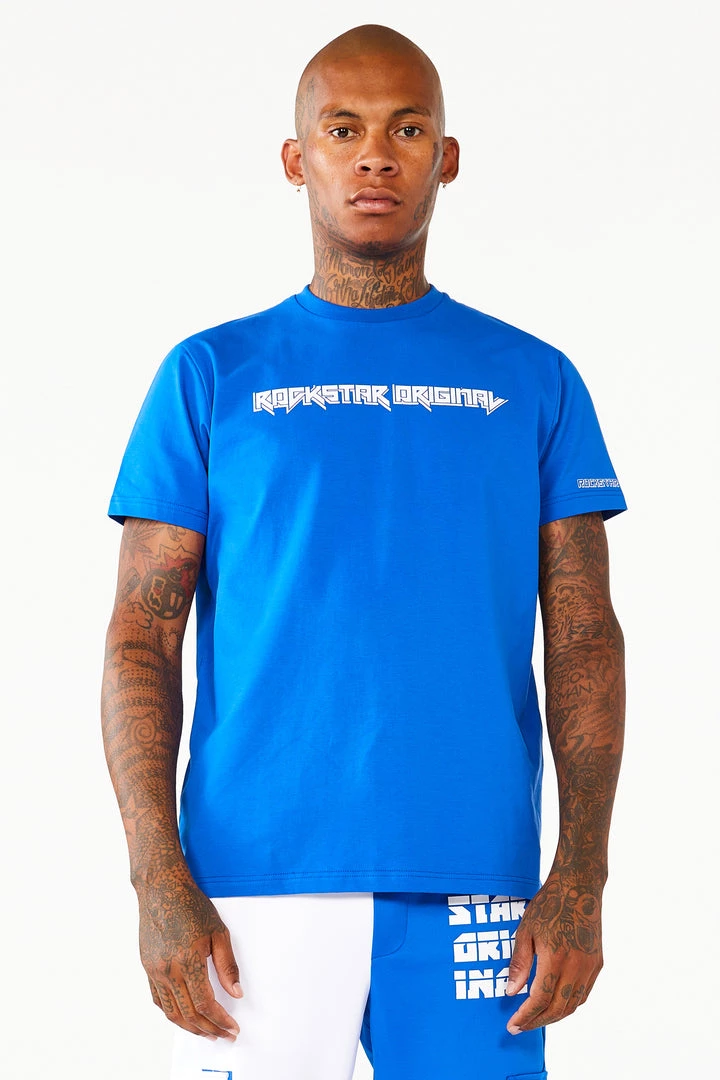 MENS TRACK SETS PAYNE T-SHIRT TRACK SET- ROYAL BLUE/WHITE 7 MENS TRACK SETS PAYNE T-SHIRT TRACK SET- ROYAL BLUE/WHITE