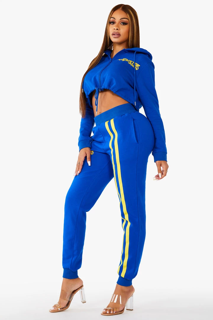 WOMENS TRACK SETS AVERY TRACKSET - ROYAL 3 WOMENS TRACK SETS AVERY TRACKSET - ROYAL