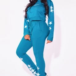 WOMENS TRACK SETS DELFI TRACKSET-TEAL 10 WOMENS TRACK SETS DELFI TRACKSET-TEAL