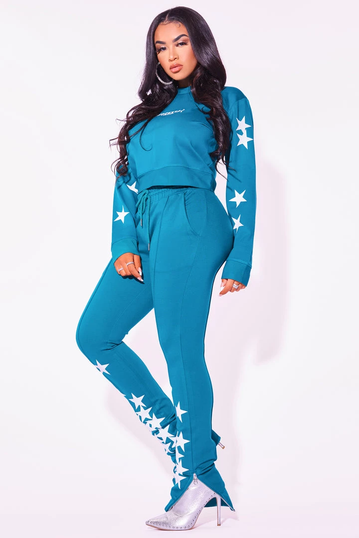 WOMENS TRACK SETS DELFI TRACKSET-TEAL 4 WOMENS TRACK SETS DELFI TRACKSET-TEAL