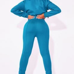 WOMENS TRACK SETS DELFI TRACKSET-TEAL 13 WOMENS TRACK SETS DELFI TRACKSET-TEAL