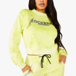 WOMENS SHORT SETS KAPPA SHORT SET - YELLOW