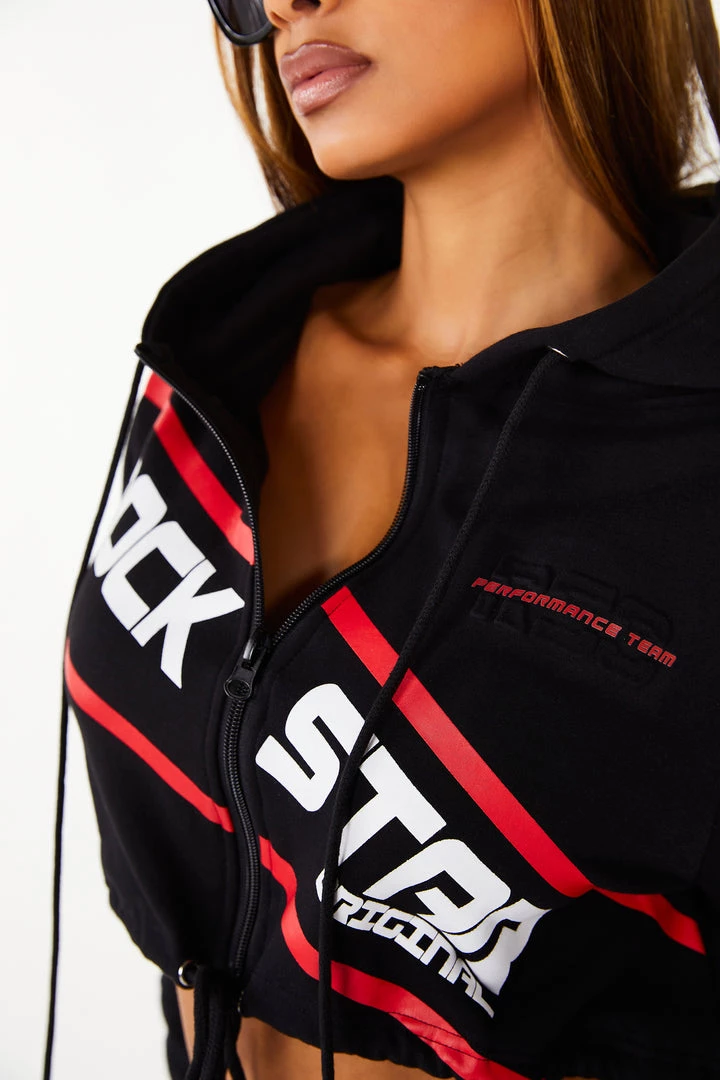 WOMENS TRACK SETS NICKI HOODIE SET - BLACK 9 WOMENS TRACK SETS NICKI HOODIE SET - BLACK