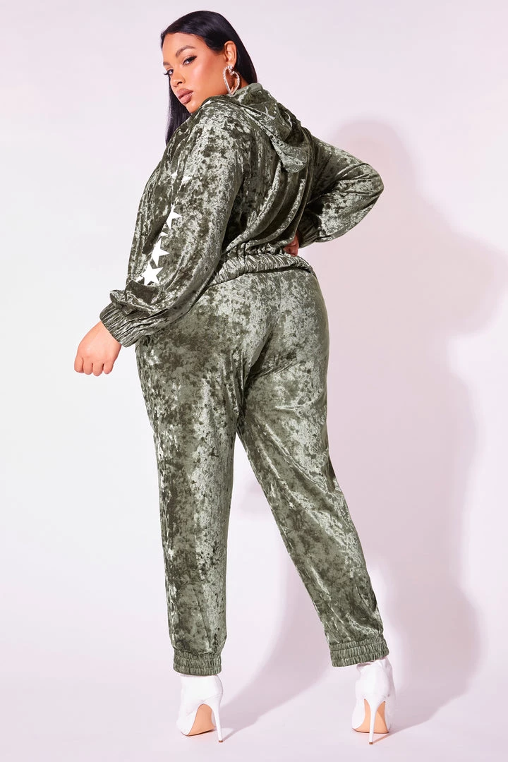 WOMENS TRACK SETS STARGIRL-C MATCHING PANT SET-OLIVE 5 WOMENS TRACK SETS STARGIRL-C MATCHING PANT SET-OLIVE