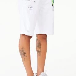 MENS SHORTS Denim JACOB SHORT-WHITE