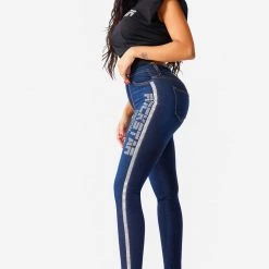 WOMENS JEANS REMMY JEANS - DK WASH