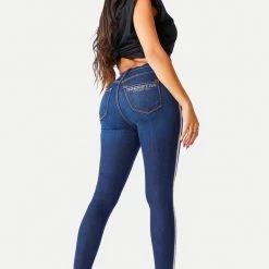 WOMENS JEANS REMMY JEANS - DK WASH