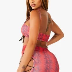 WOMENS ACTIVEWEAR KAYLEE ACTIVE SET - RED