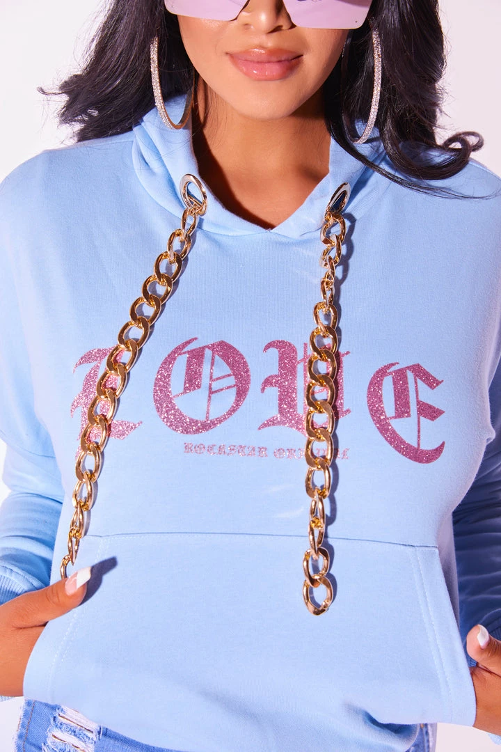 WOMENS HOODIES & SWEATSHIRTS Best Seller CHER HOODIE-BLUE 7 WOMENS HOODIES & SWEATSHIRTS Best Seller CHER HOODIE-BLUE