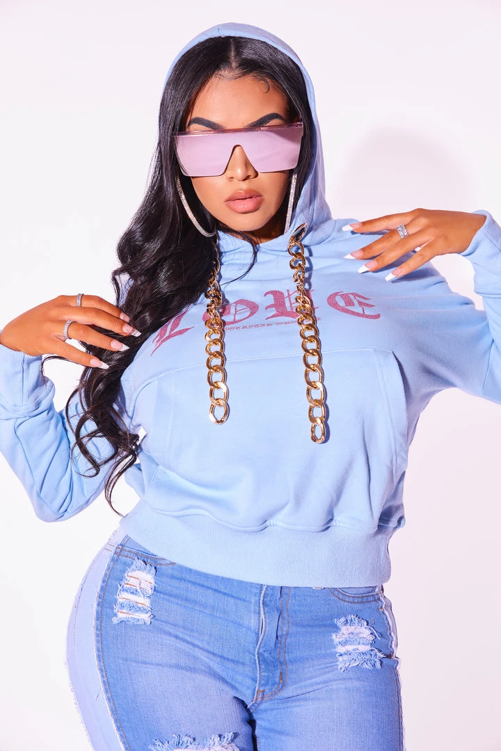 WOMENS HOODIES & SWEATSHIRTS Best Seller CHER HOODIE-BLUE 8 WOMENS HOODIES & SWEATSHIRTS Best Seller CHER HOODIE-BLUE