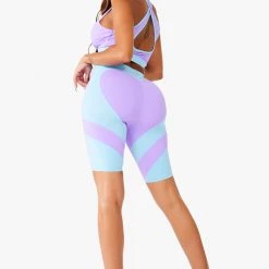 WOMENS ACTIVE SHORT SETS BIANCA ACTIVE BIKER SET - BLUE