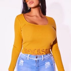 WOMENS TOPS DAVINA SHIRT-GOLD Best Seller