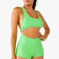 WOMENS ROMPERS & JUMPSUITS LEAH ROMPER - GREEN