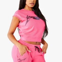 WOMENS TRACK SETS NISIA TRACK SET - PINK