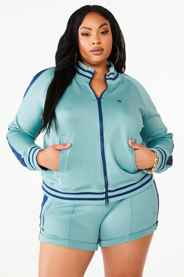 WOMENS SHORT SETS GIGI SHORT SET - TEAL/NAVY 8 WOMENS SHORT SETS GIGI SHORT SET - TEAL/NAVY