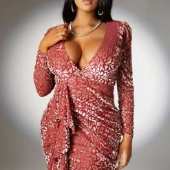 WOMENS DRESSES VENUS DRESS-WINE Best Seller