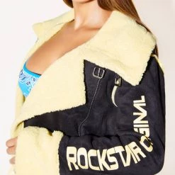 WOMENS JACKETS Best Seller CHARLOTTE JACKET - BLACK/YELLOW