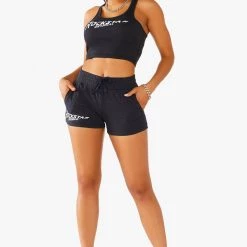 WOMENS ACTIVE SHORT SETS JULIAH SHORT SET - CHARCOAL