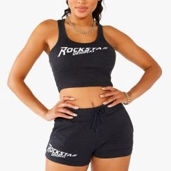 WOMENS ACTIVE SHORT SETS JULIAH SHORT SET - CHARCOAL