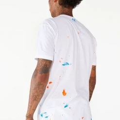 MENS SHORT SETS Track Sets RANDALL CRYSTAL LIGHTING SHORT SET-WHITE