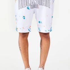 MENS SHORT SETS Track Sets RANDALL CRYSTAL LIGHTING SHORT SET-WHITE