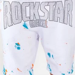 MENS SHORT SETS Track Sets RANDALL CRYSTAL LIGHTING SHORT SET-WHITE