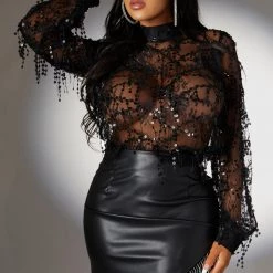 WOMENS TOPS Best Seller NAOMI TOP-BLACK