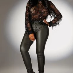 WOMENS PANTS AMY PANT-OLIVE Best Seller